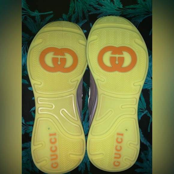 Gucci Men's Metallic Ultrapace Sneaker - Picture 6 of 7